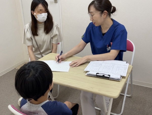 訓練後、フィードバックする時間を必ずとっています